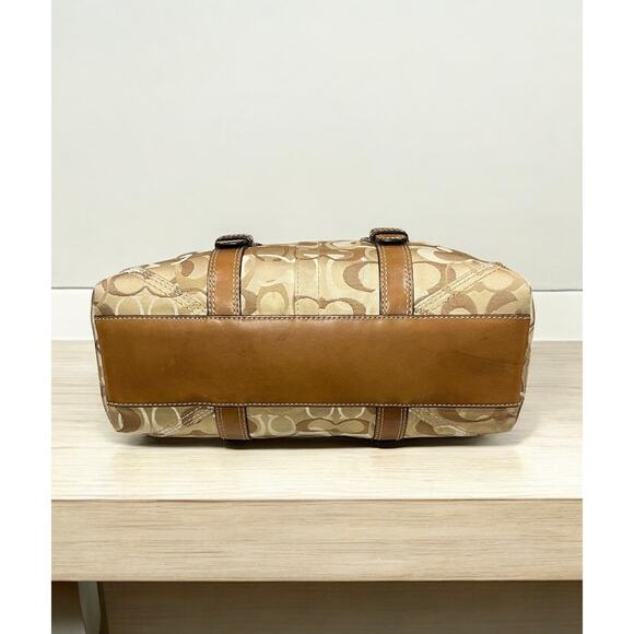 Y2K Coach 10995 Chelsea Optic Signature Turn Lock Satchel & Checkbook Wallet - Picture 5 of 16